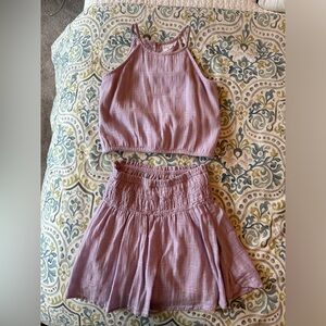Abercrombie Kids Purple Skort Set